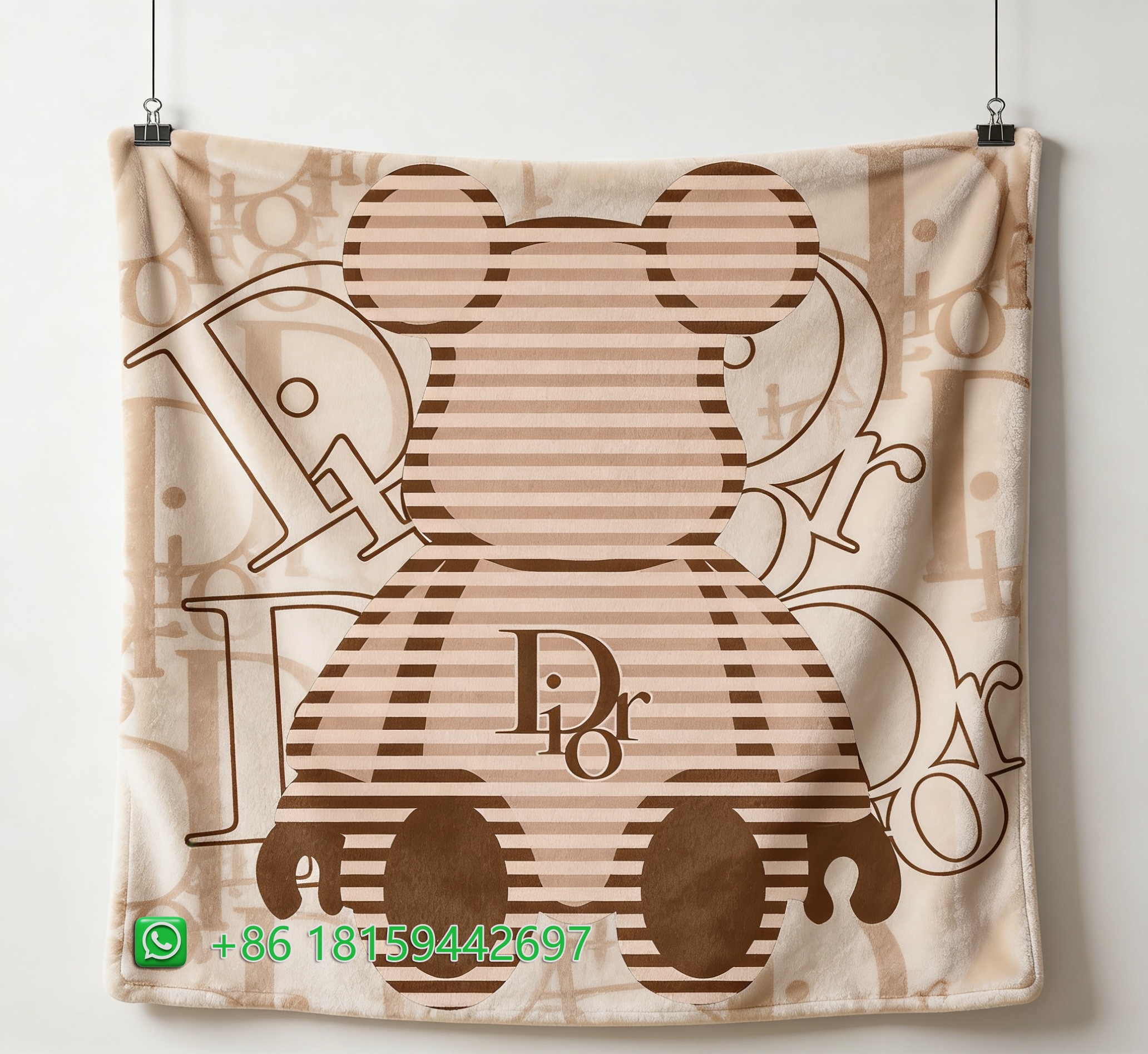Dior Throw Blankets